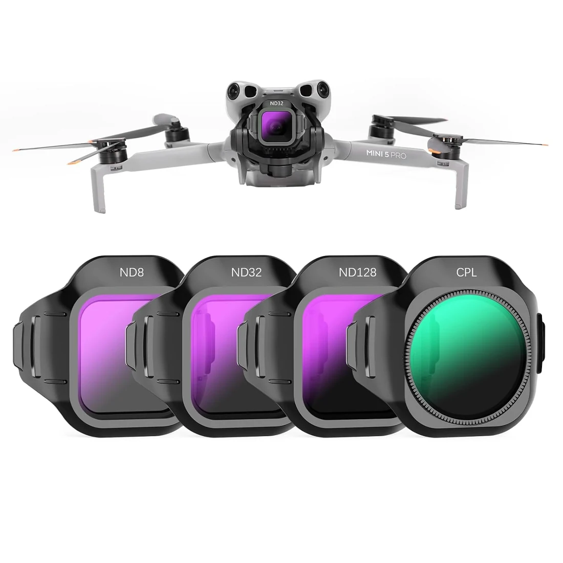 ND & CPL Filter Kit for DJI Mini 5 Pro · 4 Pack