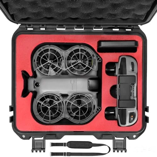 NEO 2 Case, Waterproof HardCase for DJI NEO 2 Fly More Combo Accessories