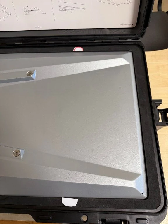 Actual photograph of a Performance Gen 3 terminal inside the Performance Gen 3 case