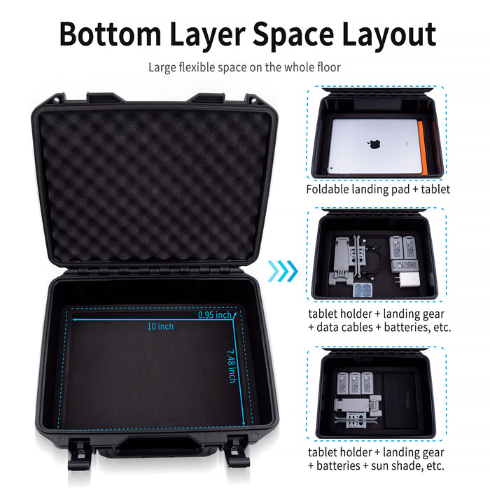 FPVtosky Double Layer Hard Case for DJI Mini 2/ Mini 2 SE