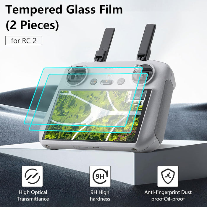 FPVtosky 2Pc Screen Protector HD Tempered Glass Film