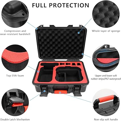 FPVtosky Hard Case for DJI Avata 2 Drone/Fly More Combo