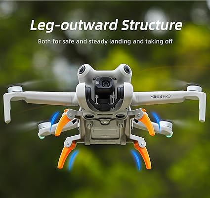 FPVtosky Landing Gear for DJI Mini 4 Pro Drone(Orange)