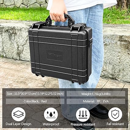 FPVtosky Dual Layer Hard Case for DJI Mini 4 Pro/Fly More Combo