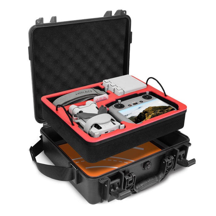 Dual Layer Hard Case for DJI Mini 4 Pro/Mini 3 pro,  Dual Layer Case for Mavic mini 4 pro with DJI RC/DJI RC 2 Controller, Travel Case for DJI Mini 4 Pro/Mini 3 Pro Accessories