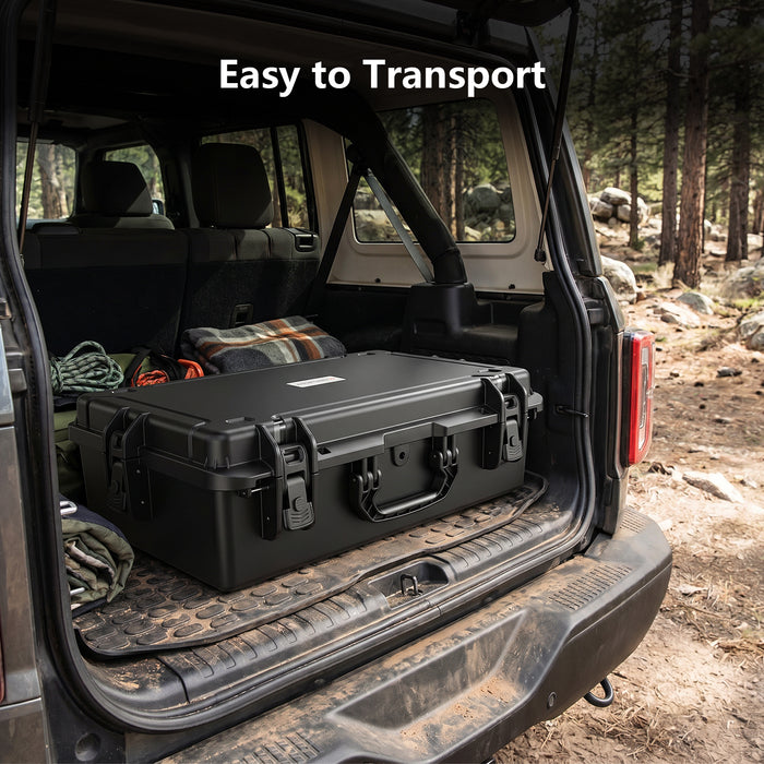 Hard Case for Starlink Gen 3 Standard Kit (29.5"×20.5"×9.5"), Fits Entire Kit with Kickstand & Base - Waterproof Shockproof Travel Box with Custom Foam