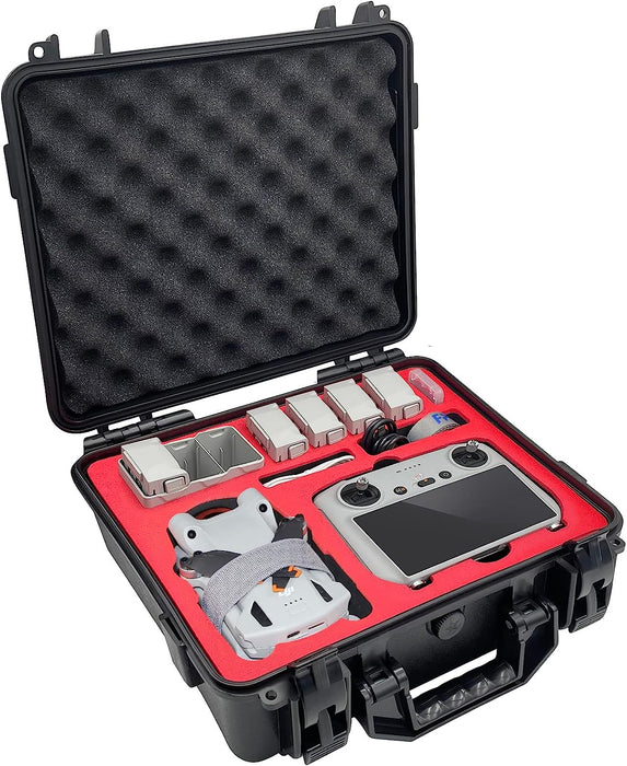 FPVtosky Mini 3 Pro Hard Case for DJI Mini 3 / Mini 3 pro, Red