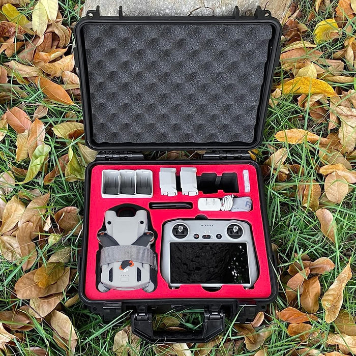 FPVtosky Mini 3 Pro Hard Case for DJI Mini 3 / Mini 3 pro, Red