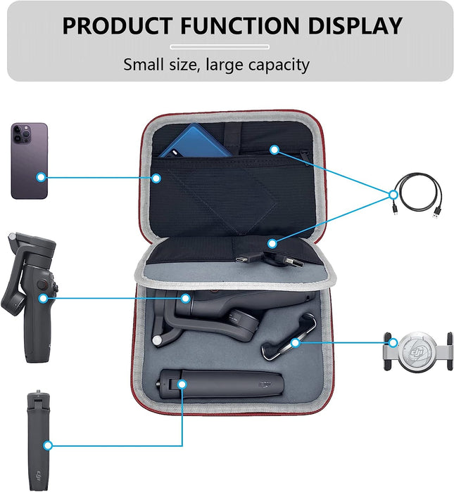 FPVtosky OM 6 Case for DJI OM6 Storage Shoulder Bag