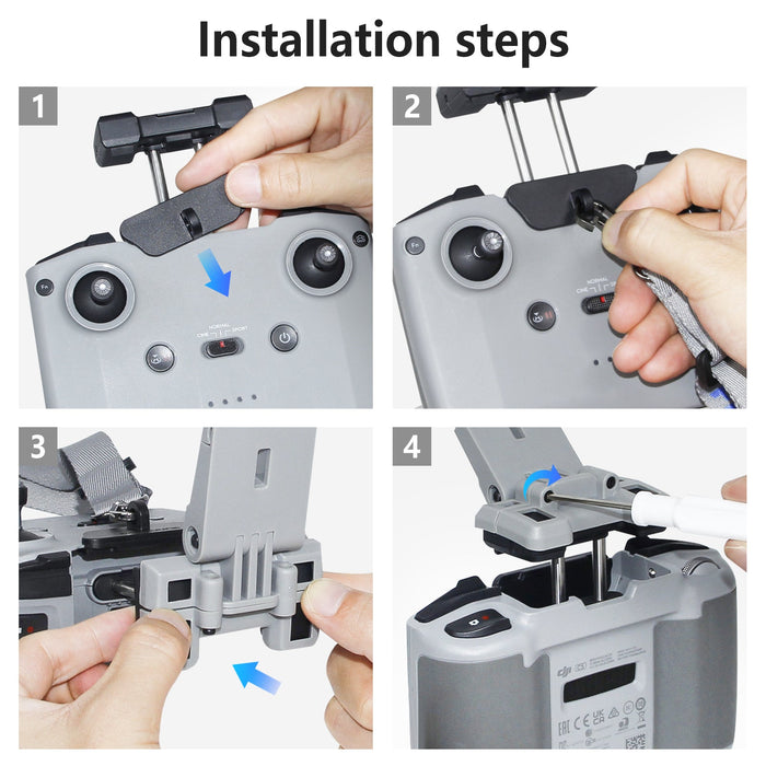 No Disassembly iPad Holder Stand, DJI Mini 2 / DJI Mini 3 /DJI Mini 4 Pro/Air 2S/ Air 3 Accessories