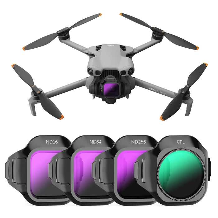 Mini 5 Pro ND Filter Set, Filters Kit Compatible with DJI Mini 5 Pro Accessories, 4 Pack (CPL, ND8, ND32, ND128)
