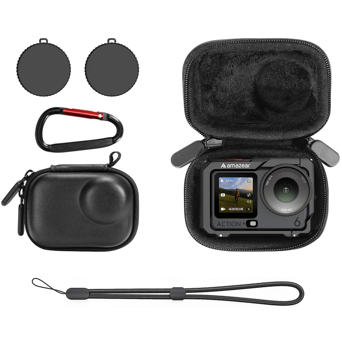 AMAZEAR Carry Case for DJI OSMO Action 6 Machine With Metal Cage