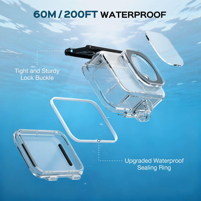 AMAZEAR IPX8 Waterproof Diving Case for DJI OSMO Action 6