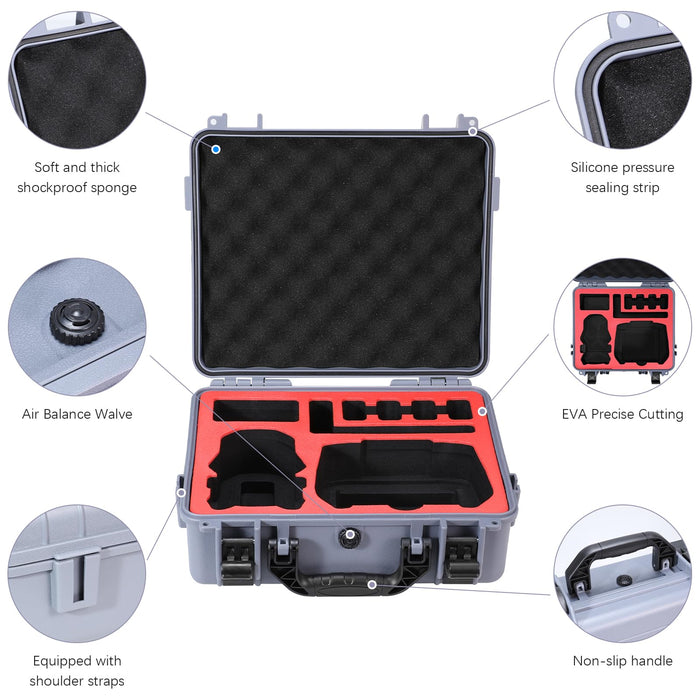 FPVtosky Waterproof  Hard Case for DJI Mini 5 Pro/Fly More Combo/Plus(4 colors)