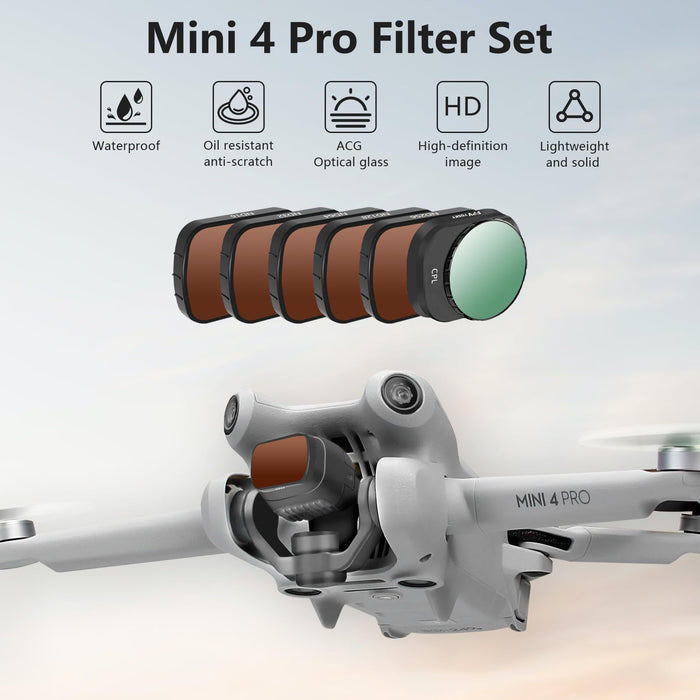 FPVtosky Mini 4 Pro More Combo for DJI Mini 4 Pro Drone Accessory Kit ,9 in 1 Hard Case Ket for DJI Mini 4 Pro Drone, DJI Mini 4 Pro accessories