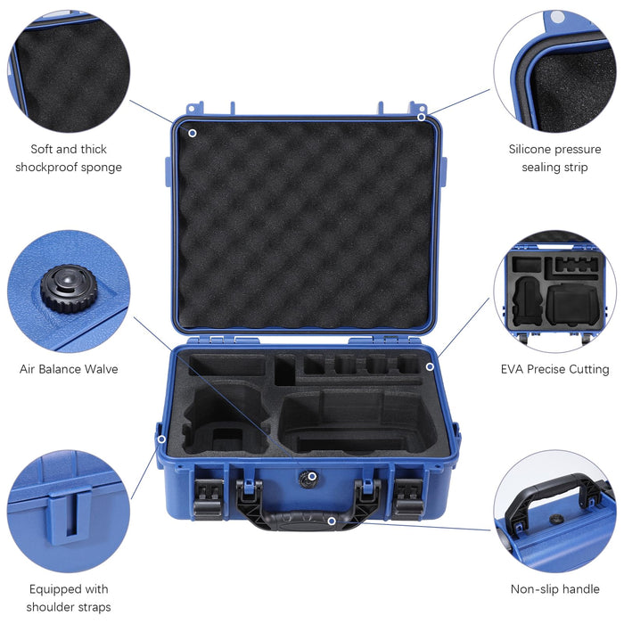 FPVtosky Waterproof  Hard Case for DJI Mini 5 Pro/Fly More Combo/Plus(4 colors)
