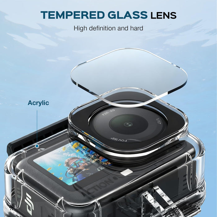 AMAZEAR IPX8 Waterproof Diving Case for DJI OSMO Action 6