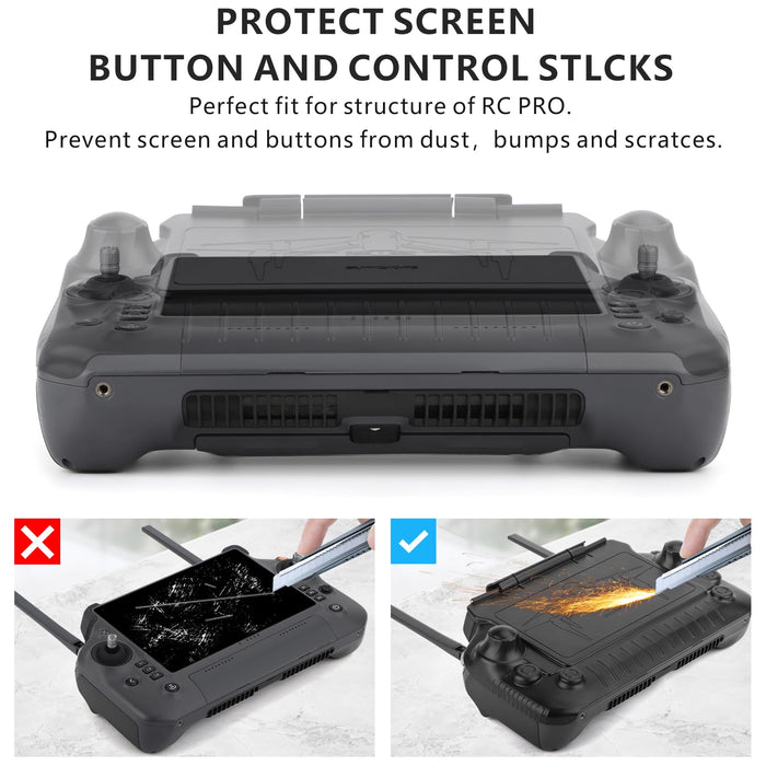 3-in-1 RC Plus Sun Hood + 2 Screen Protector + Neck Lanyard Bundle Kit for DJI RC Plus, Compatible with DJI Inspire 3/Agras T20P T25 T40 T50/ Matrice M30 M30T /Matrice 350 RTK