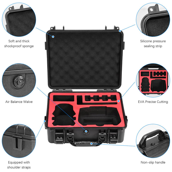 FPVtosky Waterproof  Hard Case for DJI Mini 5 Pro/Fly More Combo/Plus(4 colors)
