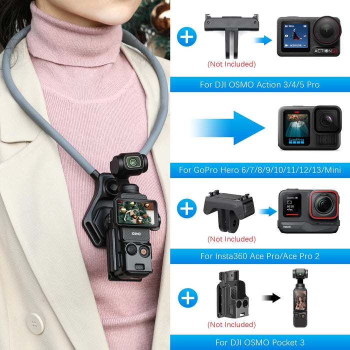 Magnetic Neck Holder for Action Camera Accessory