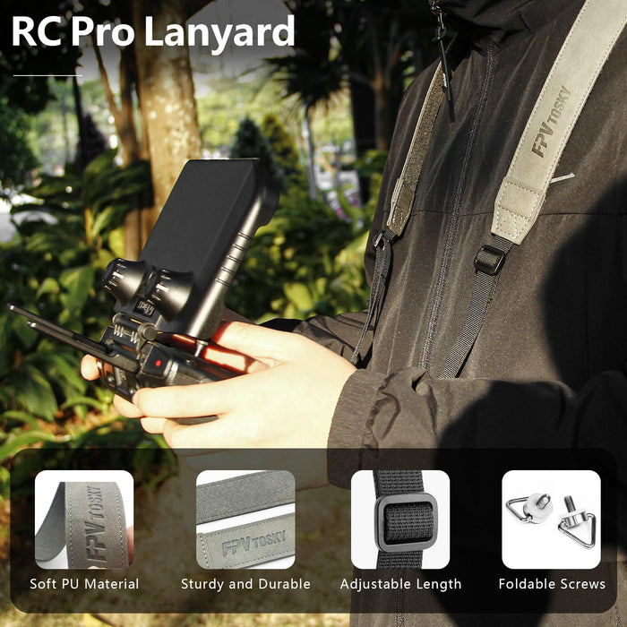 FPVtosky RC Pro Controller Protector Kit for DJI Mavic 3 Accessories, Kit includes RC Pro Sun Hood Cover, RC Pro Lanyard, RC Pro Screen Protector Accessories