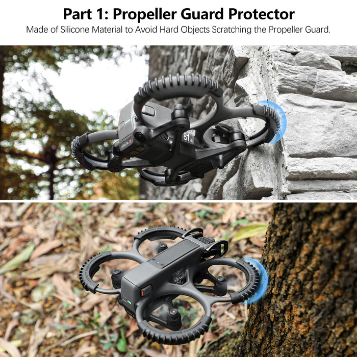 Avata 2 Waterpoof Hard Case + 3-IN-1 Avata 2 Safety Accessories Bundle Kit